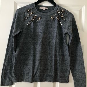 LOFT embellished sweater